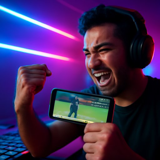 KG999 cricket series card on mobile